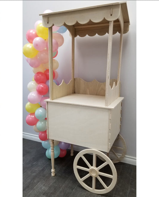 Wooden Small Candy Cart