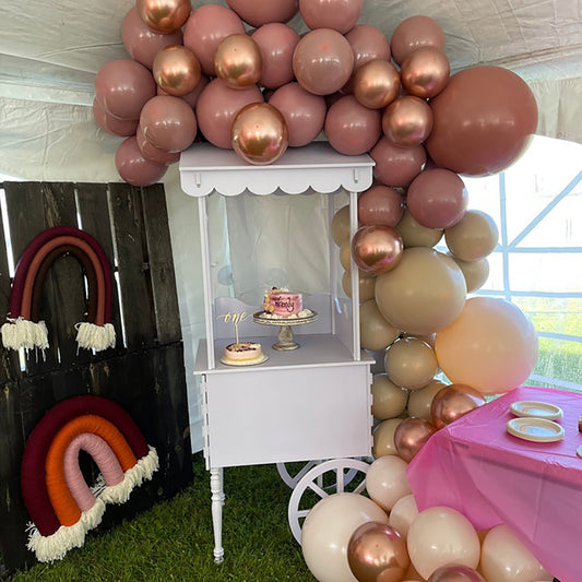 Mini Candy Cart, Party Decoration, Candy Bar Cart, Dessert Stand, Display Cart, PVC Cart